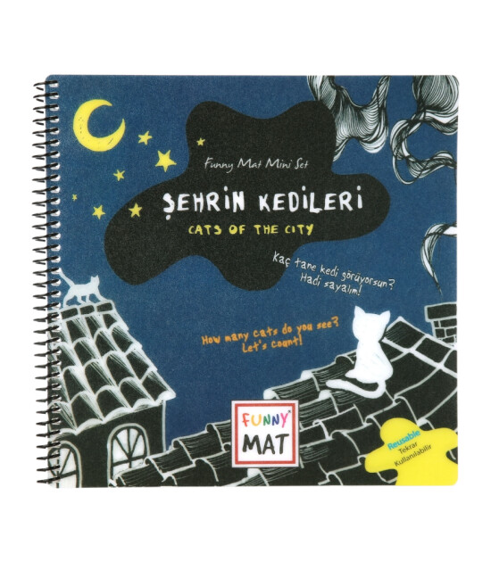 Funny Mat - Mini Set (Kalemli) // Şehrin Kedileri