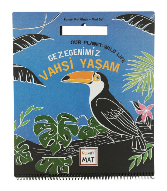 Funny Mat - Mini Set Black (Tebeşirli) // Vahşi Yaşam
