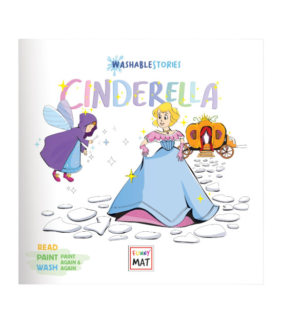 Funny Mat Yıkanabilir Hikaye Kitabı // Cindirella