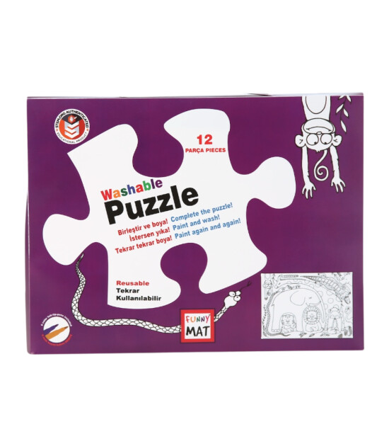 Funny Mat Washable Puzzle // Sevimli Dostlar