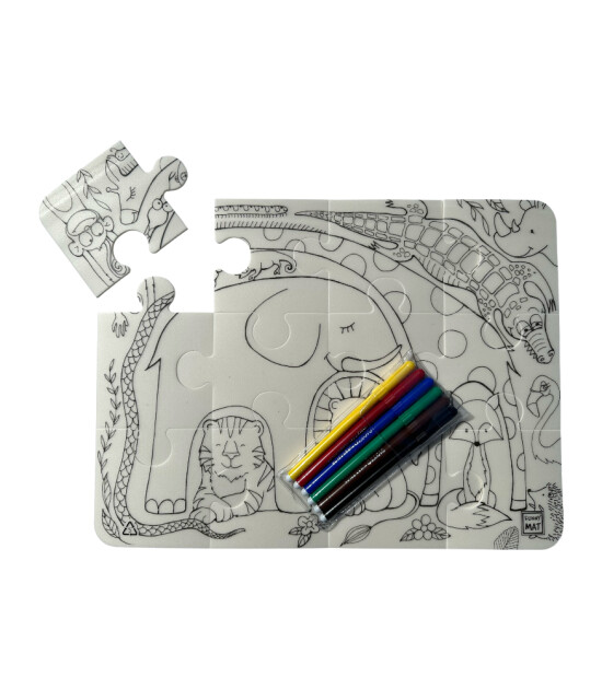 Funny Mat Washable Puzzle // Sevimli Dostlar