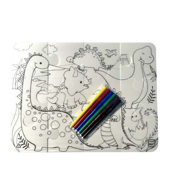 Funny Mat Washable Puzzle // Dinozor Çağı
