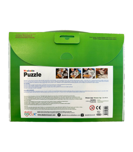 Funny Mat Washable Puzzle // Dinozor Çağı