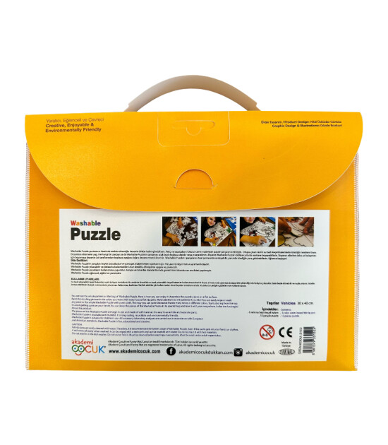 Funny Mat Washable Puzzle // Taşıt
