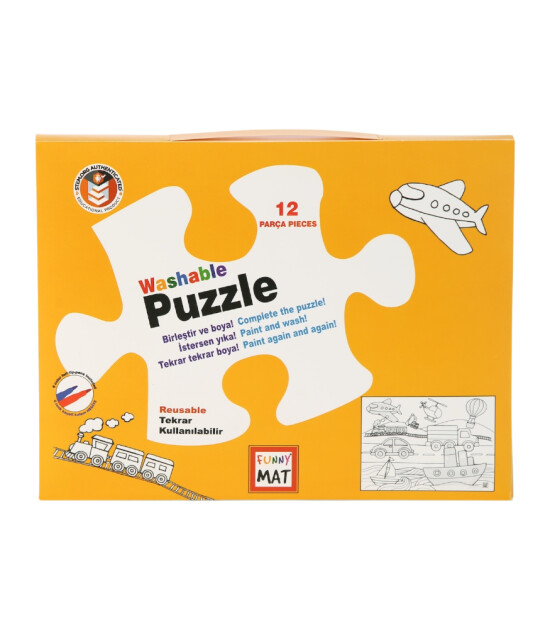 Funny Mat Washable Puzzle // Taşıt