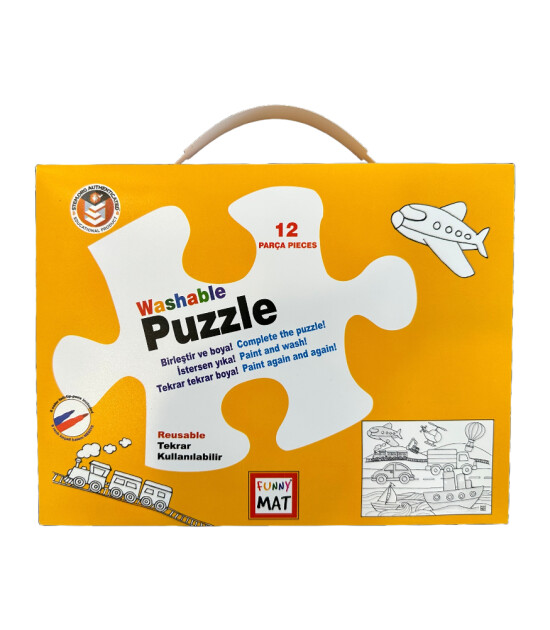 Funny Mat Washable Puzzle // Taşıt