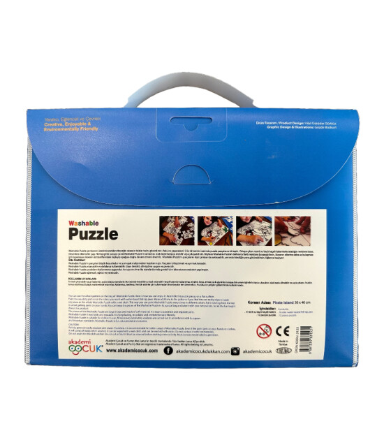 Funny Mat Washable Puzzle // Korsan Adası