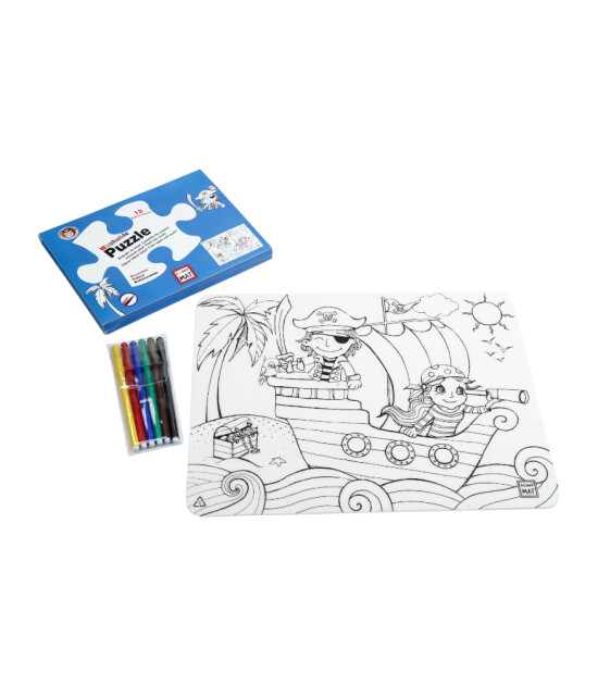 Funny Mat Washable Puzzle // Korsan Adası
