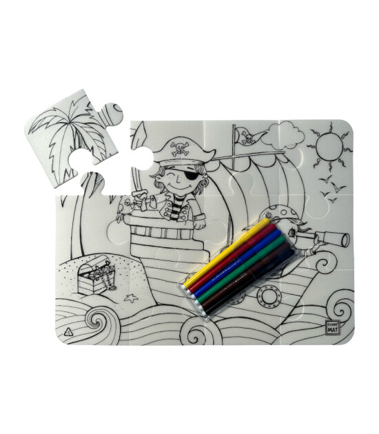 Funny Mat Washable Puzzle // Korsan Adası
