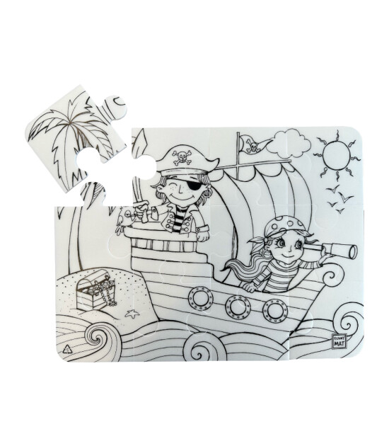 Funny Mat Washable Puzzle // Korsan Adası