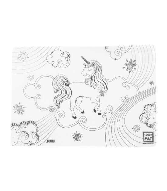 Funny Mat Set // Unicorn & Deniz Kızı (6 Kalem)