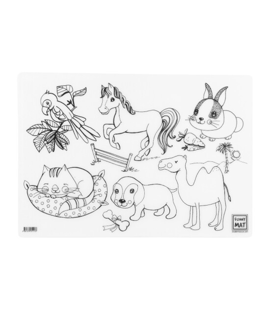 Funny Mat Set // Evcil & Vahşi Hayvanlar (6 Kalem)