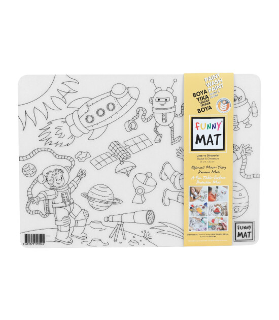 Funny Mat Set - Mini // Uzay & Dinozorlar