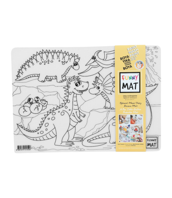 Funny Mat Set - Mini // Uzay & Dinozorlar