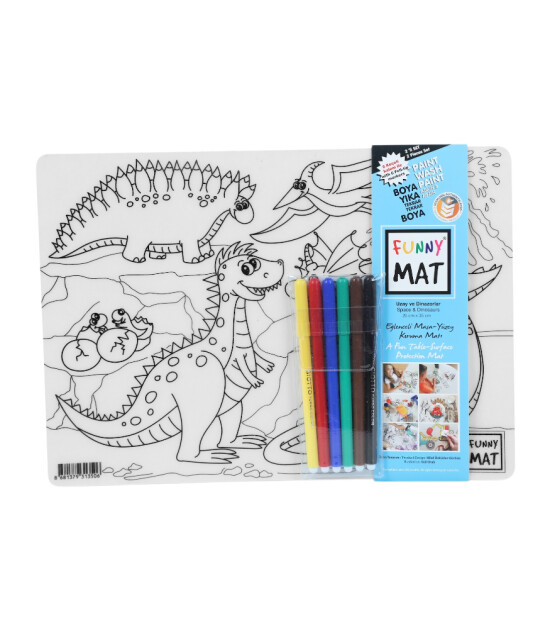 Funny Mat Set - Mini Boy // Uzay & Dinozorlar