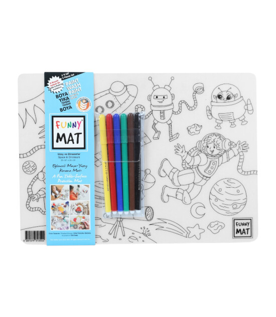 Funny Mat Set - Mini Boy // Uzay & Dinozorlar