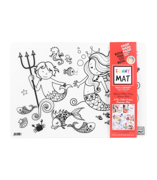 Funny Mat Set // Unicorn & Deniz Kızları
