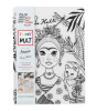 Funny Mat Set // Pablo Picasso & Frida Kahlo  (6 Kalem)