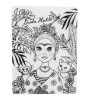 Funny Mat Set // Pablo Picasso & Frida Kahlo  (6 Kalem)