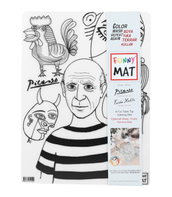 Funny Mat Set // Pablo Picasso & Frida Kahlo  (6 Kalem)