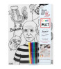 Funny Mat Set // Pablo Picasso & Frida Kahlo (6 Kalem)