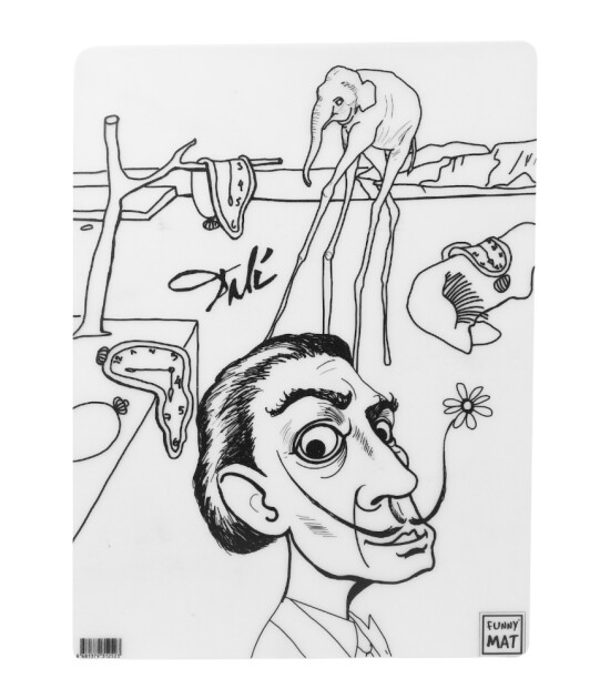 Funny Mat Set // Vincent van Gogh & Salvador Dali (6 Kalem)