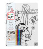 Funny Mat Set // Vincent van Gogh & Salvador Dali (6 Kalem)