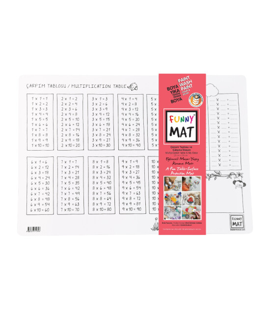 Funny Mat Set - Mini // Çarpım Tablo & Çalışma Masam