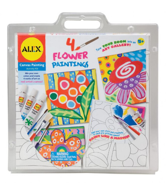 Alex Çiçek Boyam & 4Lü Mini Tual
