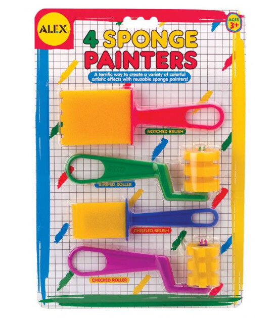 Alex Sünger Ressam & Fırça Seti(4)