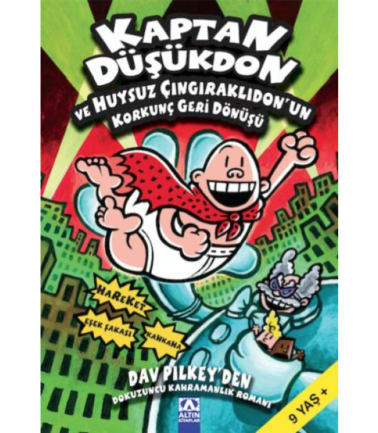 Altın Kitaplar KAPTAN D&Uuml;Ş&Uuml;KDON VE HUYSUZ &Ccedil;INGIRAKLIDON'UN KORKUN&Ccedil; GERİ D&Ouml;N&Uuml;Ş&Uuml;