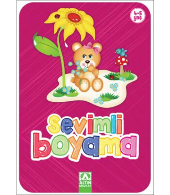 Altın Kitaplar SEVİMLİ BOYAMA (PEMBE)