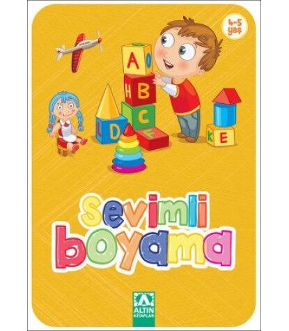 Altın Kitaplar SEVİMLİ BOYAMA (SARI)