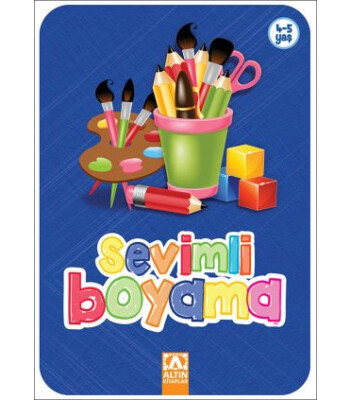 Altın Kitaplar SEVİMLİ BOYAMA (LACİVERT)