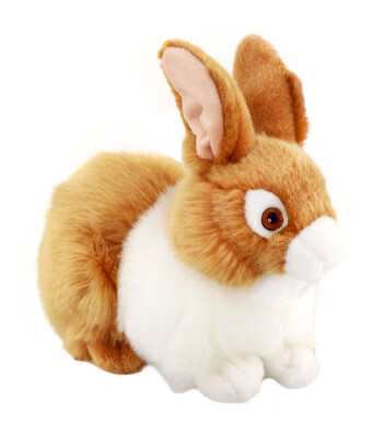 Animals Of The World Peluş Açık Kahve Tavşan (23 cm)