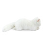 Animals Of The World Peluş Yatan Beyaz Kedi (34 cm)