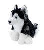 Animals Of The World Peluş Floppy Siyah Husky (28 cm)