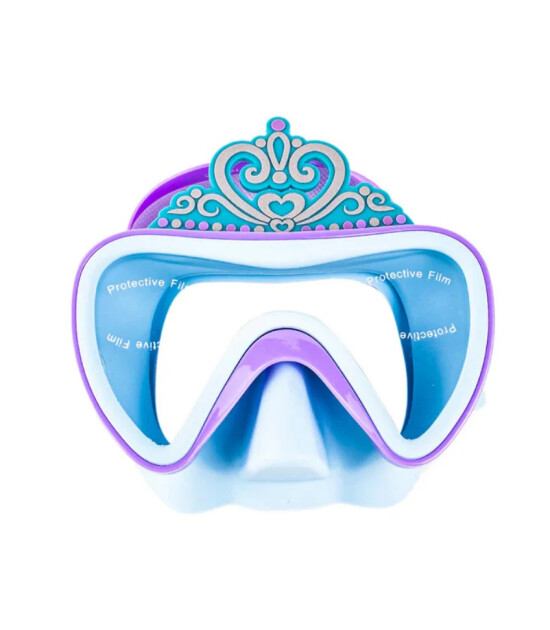 Aqua2Ude Çocuk Yüzme Maskesi // Princess Crown Blue
