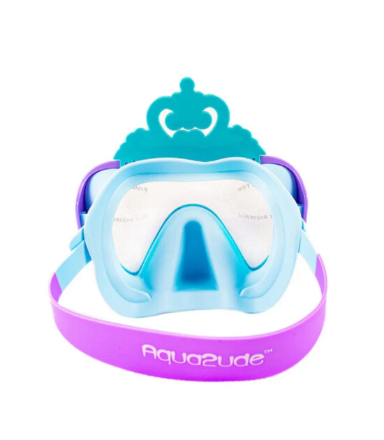 Aqua2Ude Çocuk Yüzme Maskesi // Princess Crown Blue