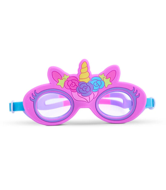Aqua2Ude Çocuk Yüzme Gözlüğü // Unicorn Lash Purple