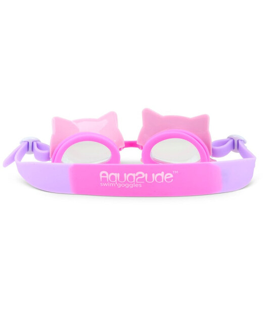Aqua2Ude Çocuk Yüzme Gözlüğü // Meow Purple