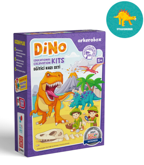Arkerobox Eğitici Kazı Seti - Dino // Stegosaurus