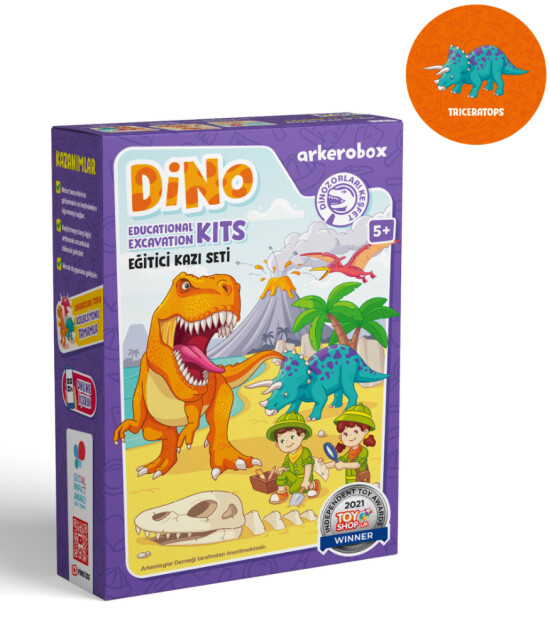 Arkerobox Eğitici Kazı Seti - Dino // Triceratops