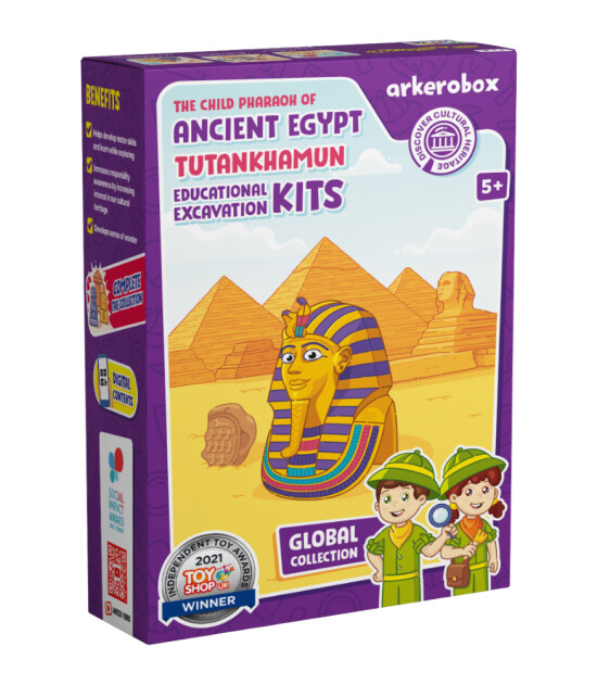 Arkerobox Eğitici Kazı Seti - Global Seri // Antik Mısır Tutankhamun