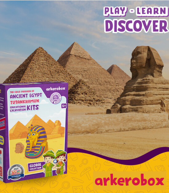 Arkerobox Eğitici Kazı Seti - Global Seri // Antik Mısır Tutankhamun