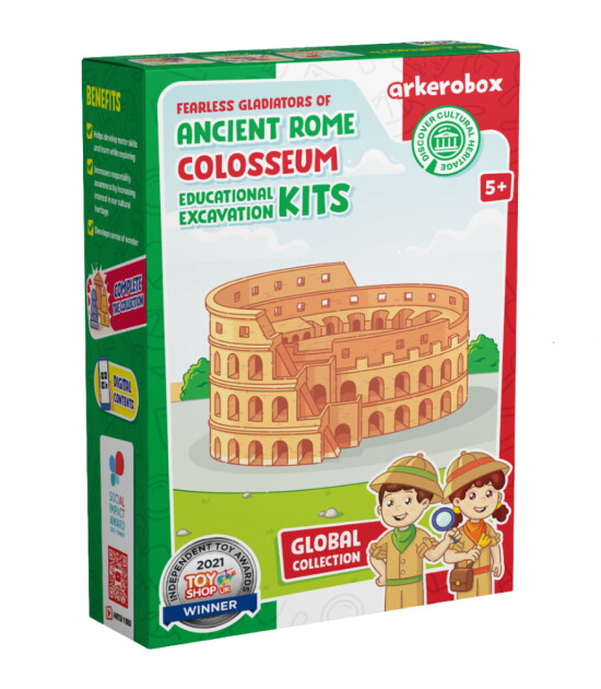 Arkerobox Eğitici Kazı Seti - Global Seri // Antik Roma Kolezyum