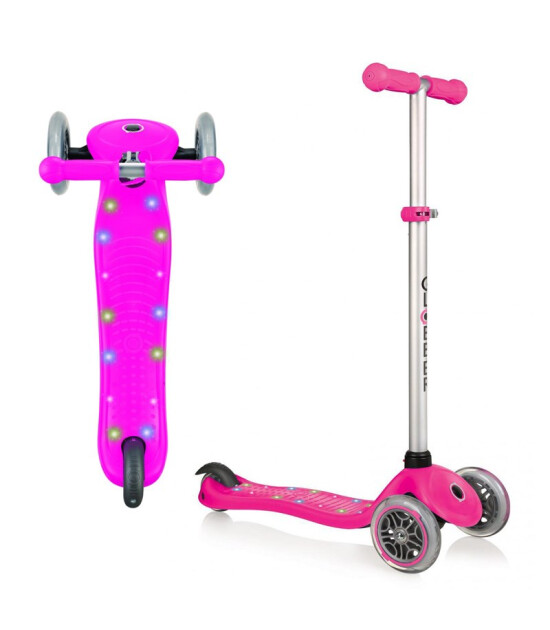 Globber Primo Star Işıklı Scooter // Pembe