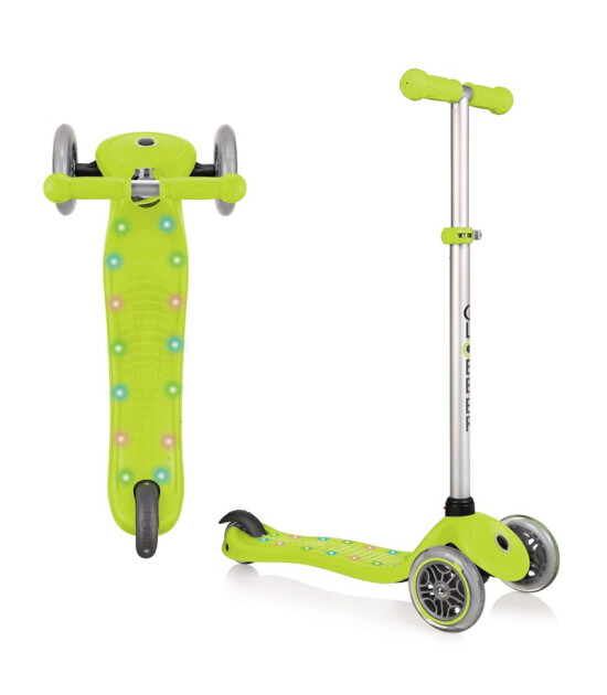 Globber Primo Star Işıklı Scooter // Yeşil