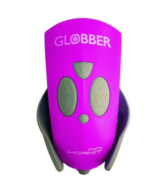 Globber Mini Korna ve Işık Scooter Aksesuarı Scooter // Mini Korna ve Işık-Deep Pink