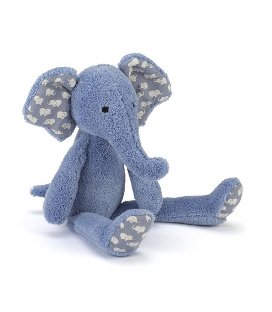 Jellycat Indigo Fil - Zilli (Küçük Boy)